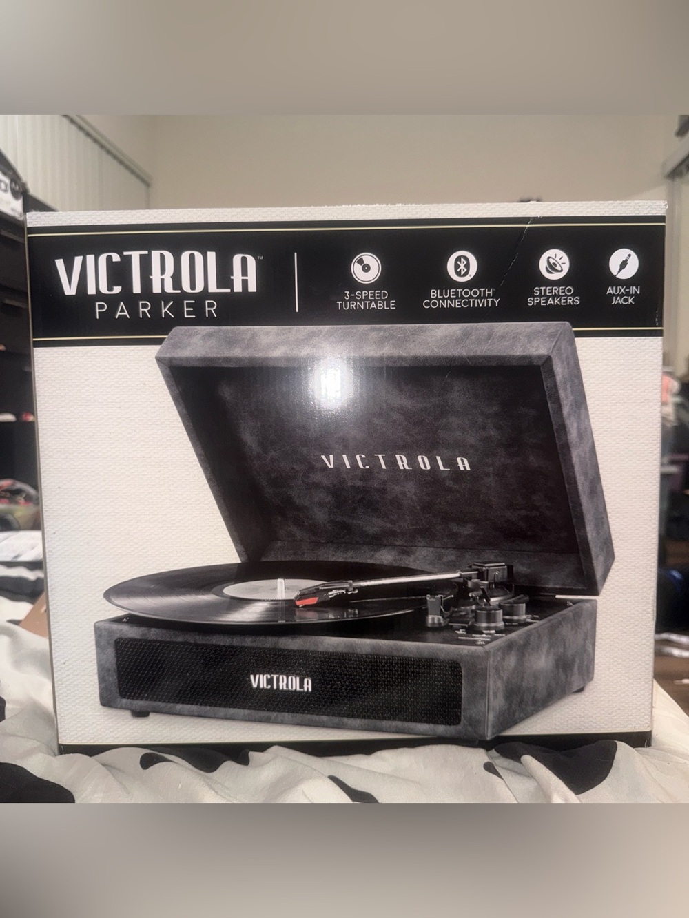 Victrola Parker Suitcase Record Player